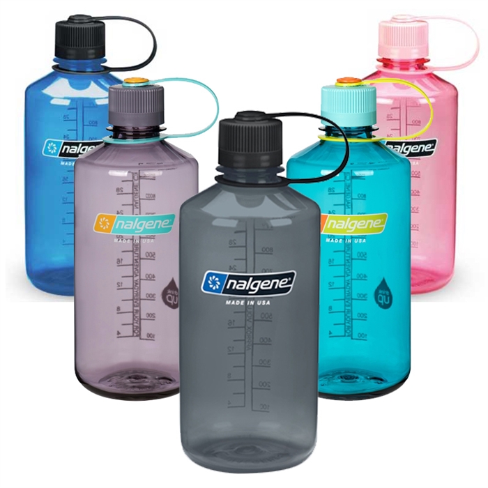 5 nalgene water bottles